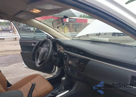 2016 Toyota Corolla Le из США, поврежденный, VIN 2T1BURHE4GC712884